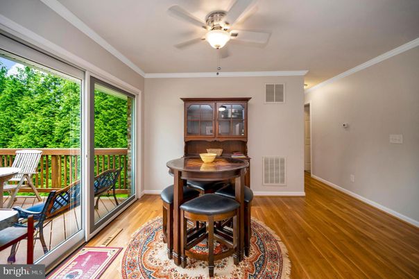 Dining room, Interior, Wood Texture Flooring