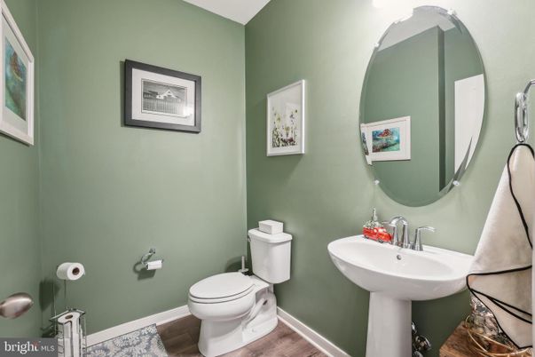 Bathroom, Interior, Wood Texture Flooring