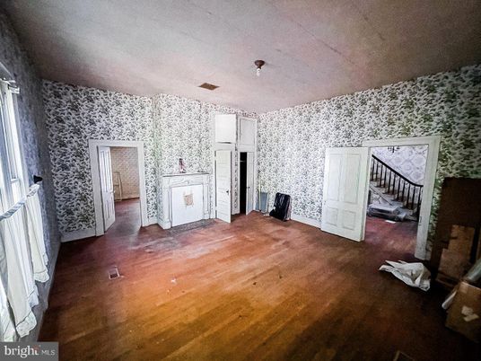 Empty room, Interior, Wood Texture Flooring