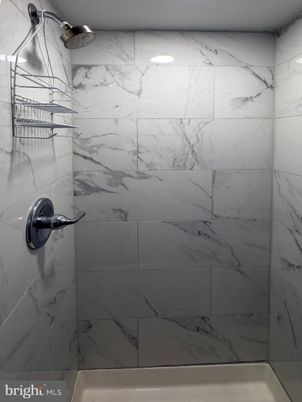 Bathroom, Glass Shower, Interior, Marble Walls