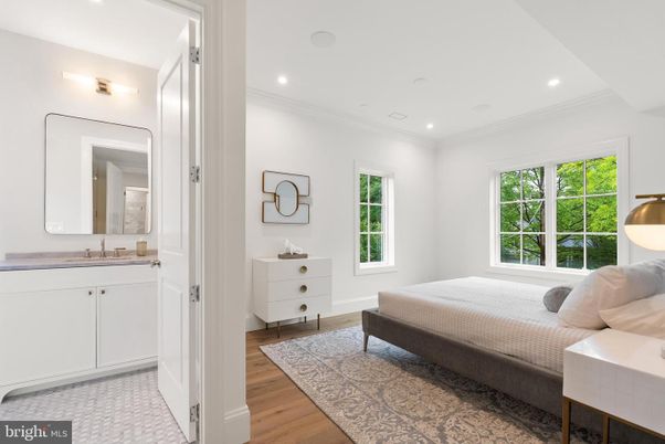Bathroom, Bedroom, Interior, Recessed Lighting, Wood Texture Flooring