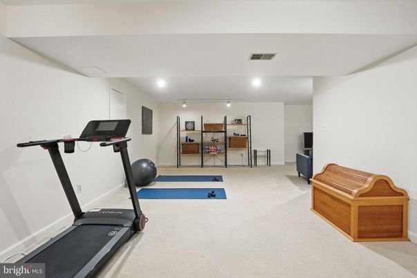 Fitness Equipment, Interior, Recessed Lighting