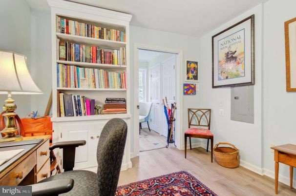 Home Office, Interior, Wood Texture Flooring