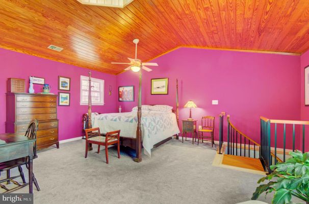 Bedroom, Interior, Wooden Ceilings