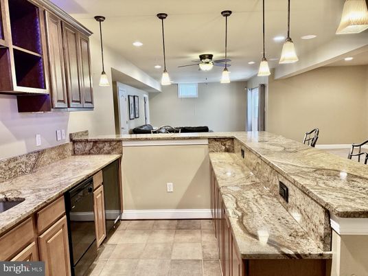 Interior, Kitchen, Pendant Lights, Recessed Lighting