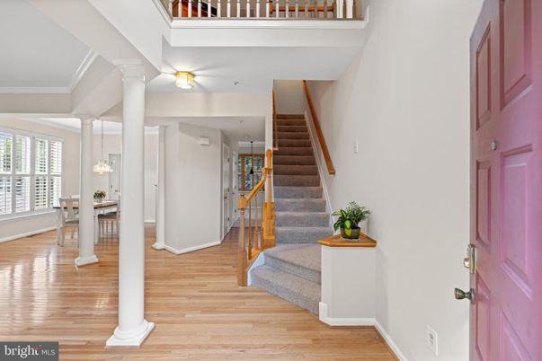 Dining room, Interior, Wood Texture Flooring