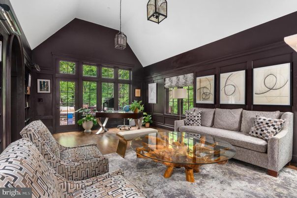 Interior, Living room, Pendant Lights, Wood Texture Flooring