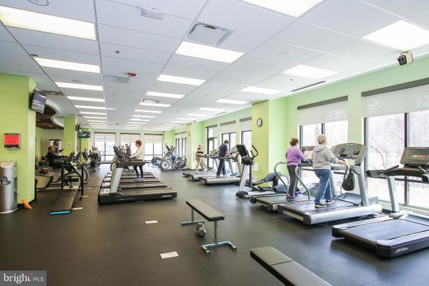 Fitness Equipment, Gym, Interior, Recessed Lighting