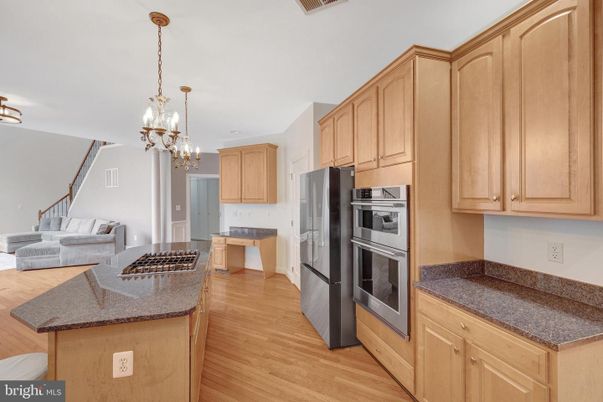 Chandelier, Interior, Kitchen, Living room, Wood Texture Flooring
