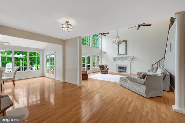 Chandelier, Fireplace, Interior, Living room, Wood Texture Flooring