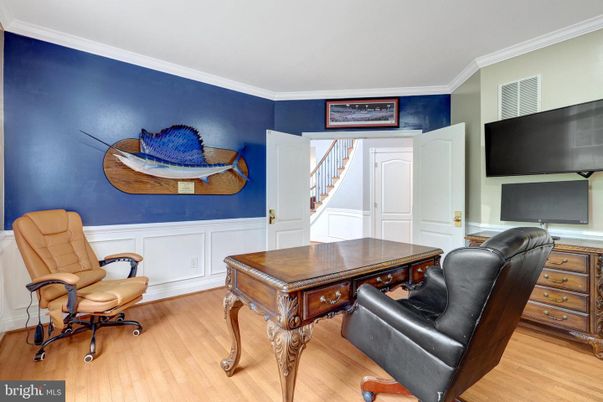 Home Office, Interior, Wood Texture Flooring