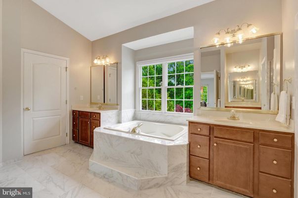 Bathroom, Dual Sink Vanities, Interior, Marble