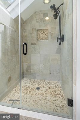 Bathroom, Glass Shower, Interior, Stone Walls