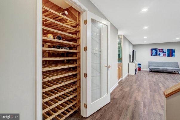 Interior, Recessed Lighting, Wine Storage, Wood Texture Flooring