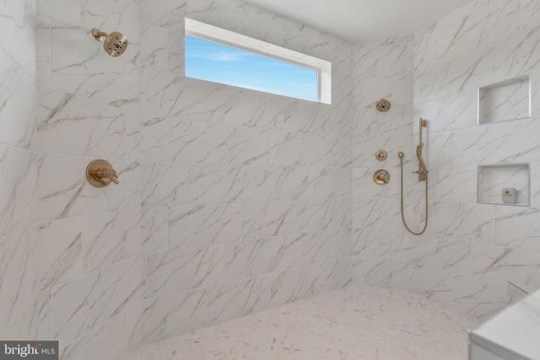 Bathroom, Interior, Marble Walls