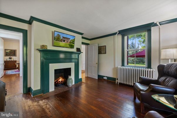 Fireplace, Interior, Wood Texture Flooring