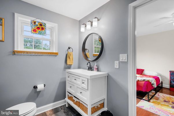 Bathroom, Interior, Wood Texture Flooring