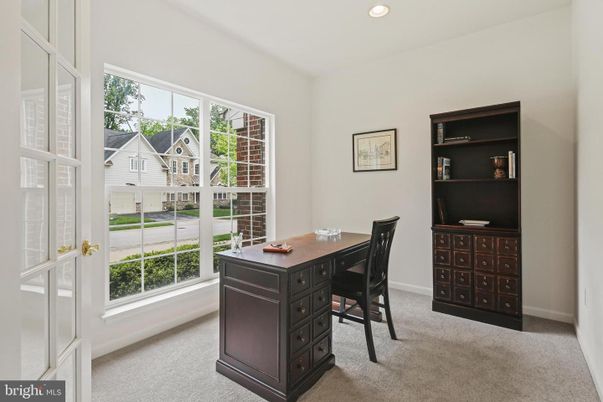 Home Office, Interior, Recessed Lighting
