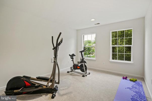 Fitness Equipment, Interior, Recessed Lighting