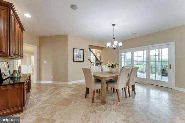 Chandelier, Dining room, Interior, Recessed Lighting