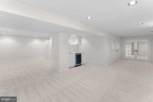 Empty room, Interior, Kitchen, Recessed Lighting