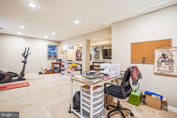 Fitness Equipment, Home Office, Interior, Recessed Lighting