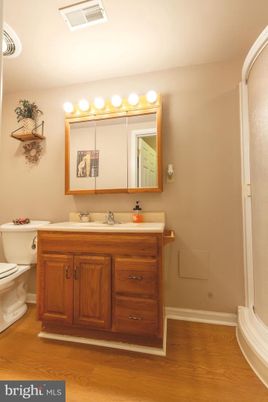Bathroom, Dual Sink Vanities, Interior, Wood Texture Flooring
