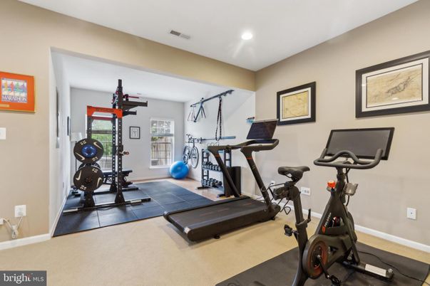Fitness Equipment, Interior, Recessed Lighting