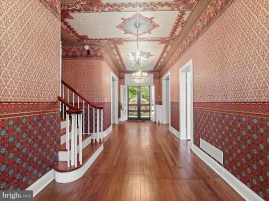 Chandelier, Interior, Wood Texture Flooring