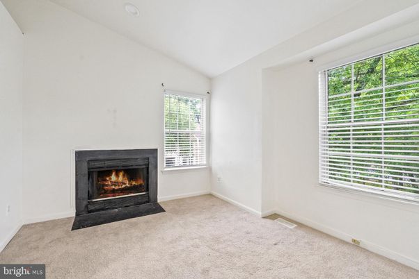 Empty room, Fireplace, Interior