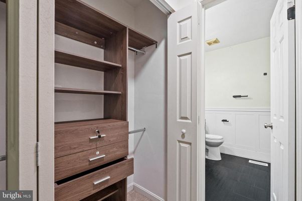 Bathroom, Interior, Walk-in Closets, Wood Texture Flooring