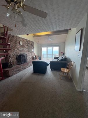 Fireplace, Interior, Living room, Stone Walls