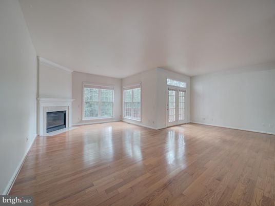 Empty room, Fireplace, Interior, Wood Texture Flooring