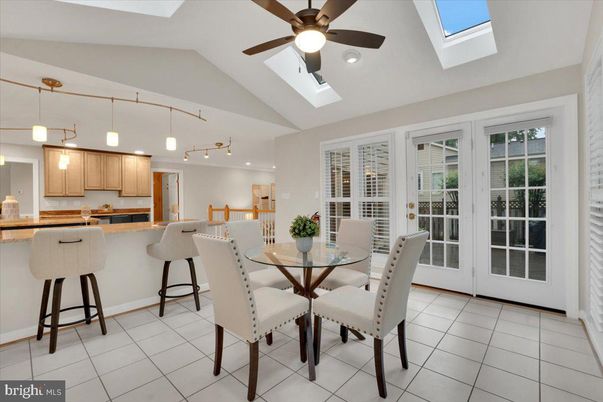 Dining room, Glass Ceilings, Interior, Kitchen, Pendant Lights, Recessed Lighting