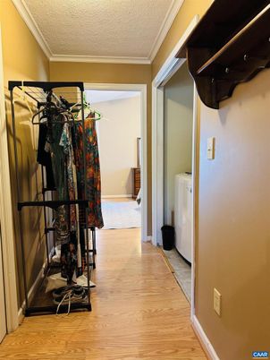 Interior, Washer, Wood Texture Flooring