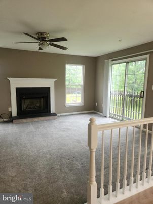 Empty room, Fireplace, Interior