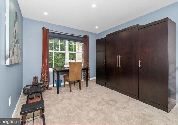 Home Office, Interior, Recessed Lighting
