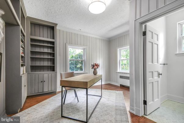 Home Office, Interior, Wood Texture Flooring