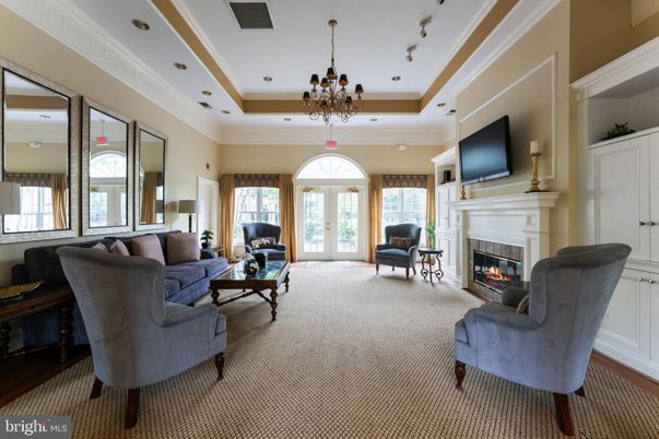 Chandelier, Fireplace, Interior, Living room, Recessed Lighting