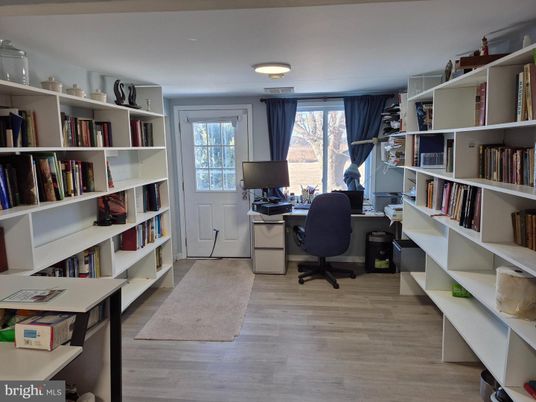 Home Office, Interior, Wood Texture Flooring