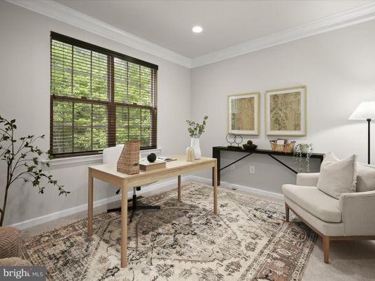 Home Office, Interior, Recessed Lighting