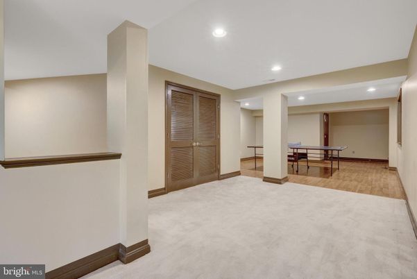 Game Room, Interior, Recessed Lighting, Wood Texture Flooring