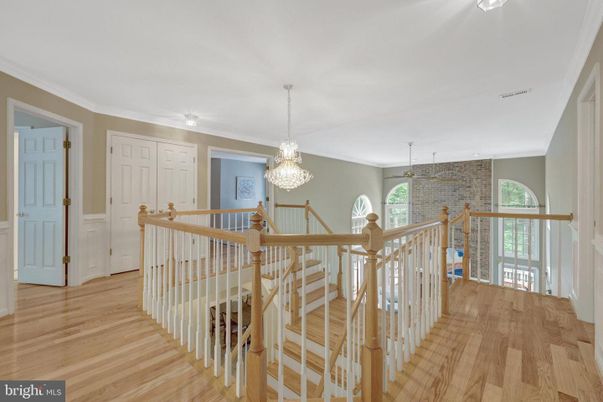 Chandelier, Interior, Stone Walls, Wood Texture Flooring