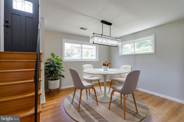 Chandelier, Dining room, Interior, Pendant Lights, Wood Texture Flooring