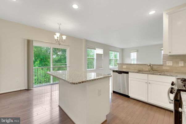 Chandelier, Interior, Kitchen, Recessed Lighting, Wood Texture Flooring