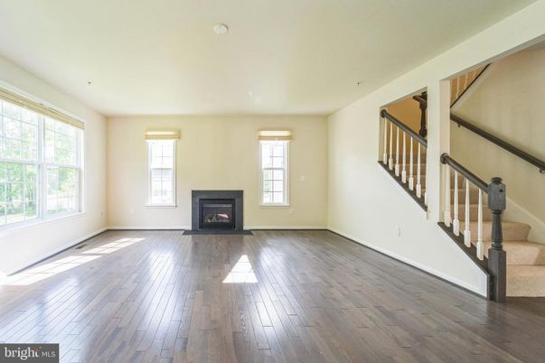 Empty room, Fireplace, Interior, Wood Texture Flooring