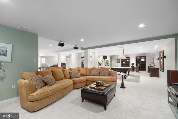 Billiard Table, Game Room, Interior, Living room, Pendant Lights, Recessed Lighting