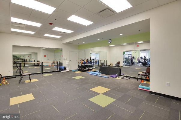 Fitness Equipment, Interior, Recessed Lighting