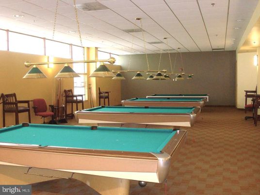 Billiard Table, Game Room, Interior, Pendant Lights, Recessed Lighting