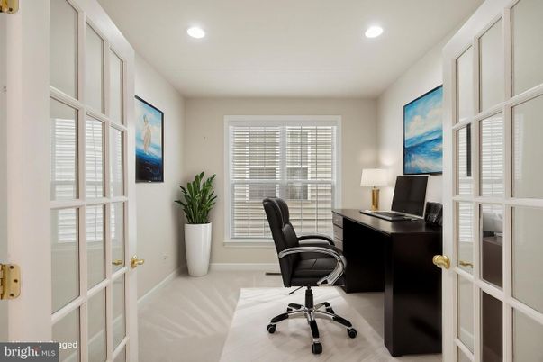 Home Office, Interior, Recessed Lighting